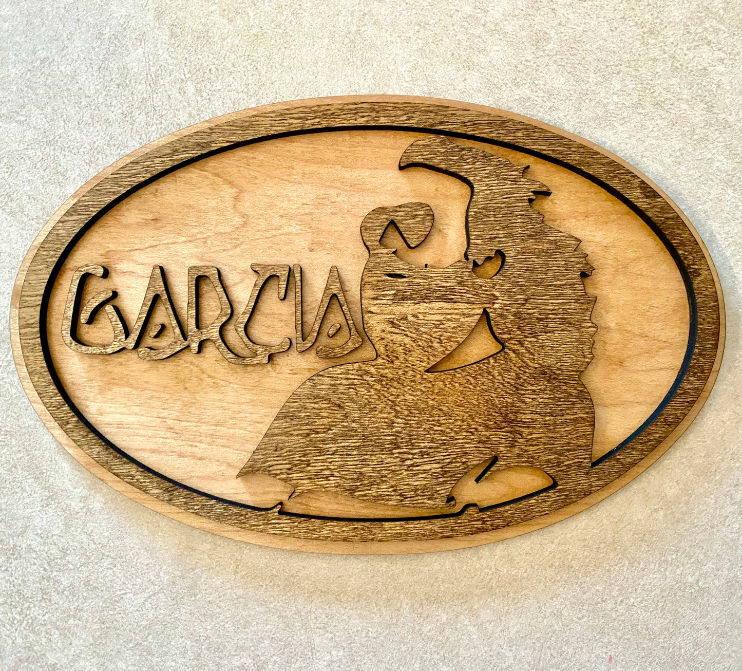 Jerry Garcia Grateful Dead Laser Cut Wood Wall Decor