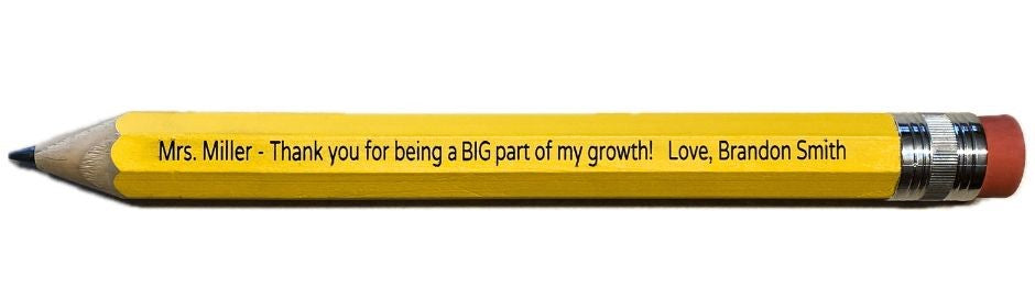 Personalized Engraved Pencil Teacher Gift