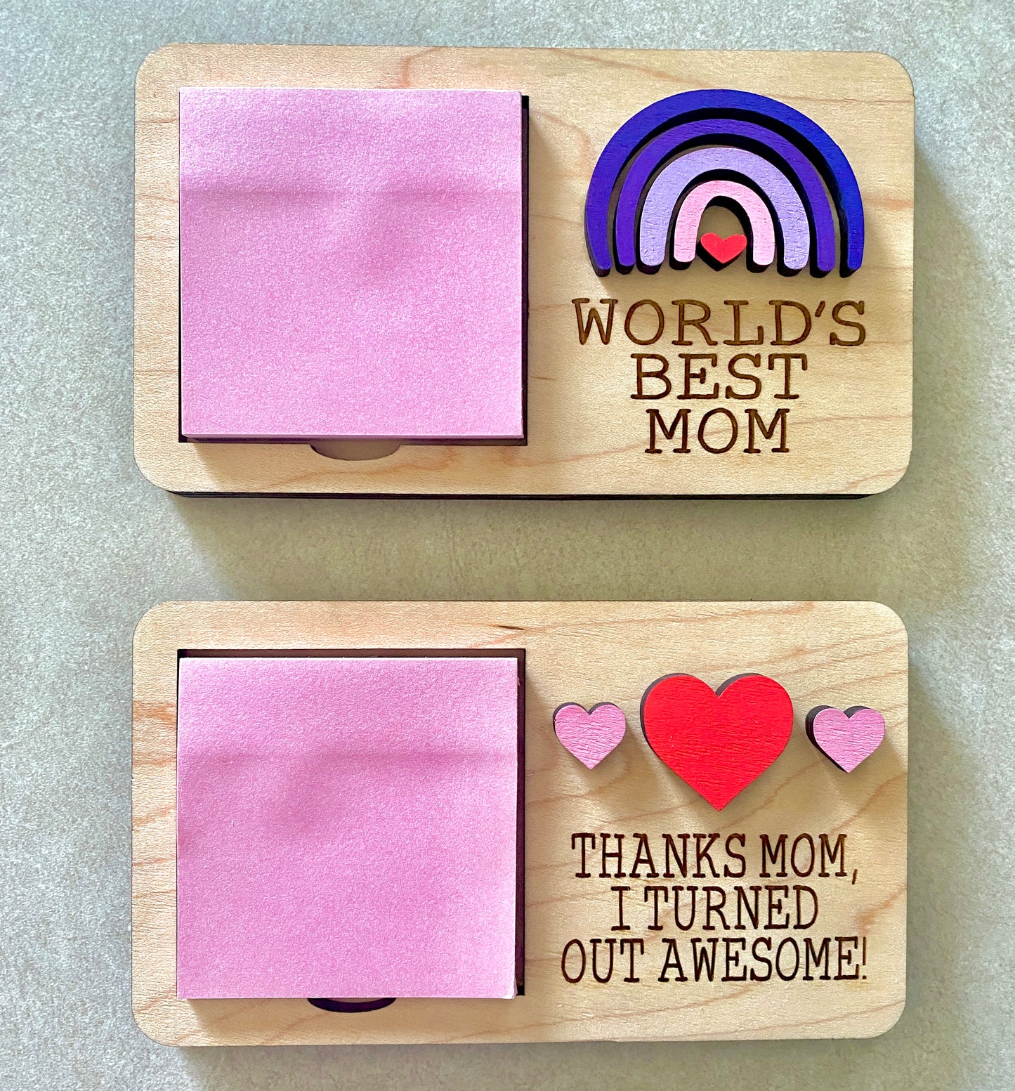 Mother’s Day Mom Gift - Post It Sticky Note Holder