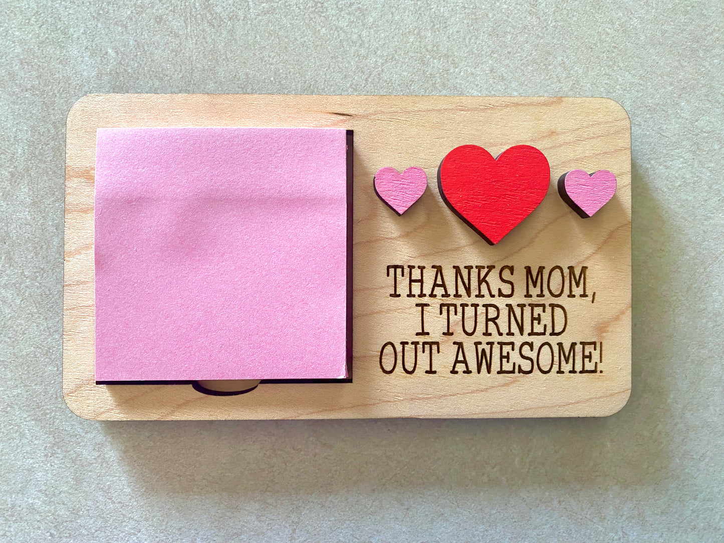 Mother’s Day Mom Gift - Post It Sticky Note Holder