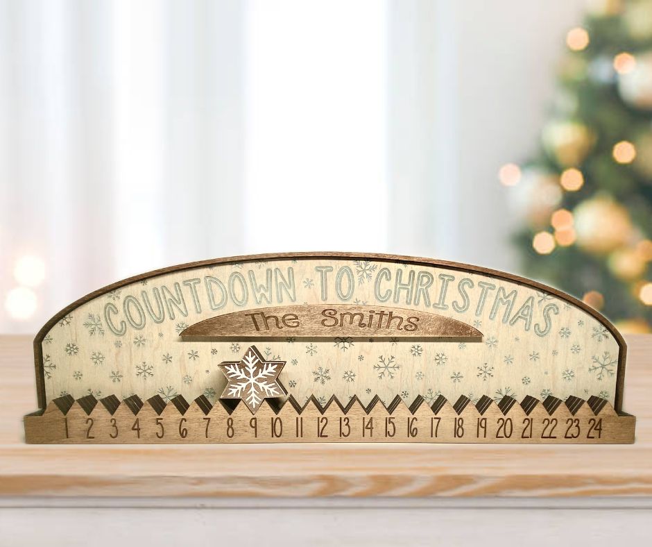 Snowflake Christmas Countdown Calendar