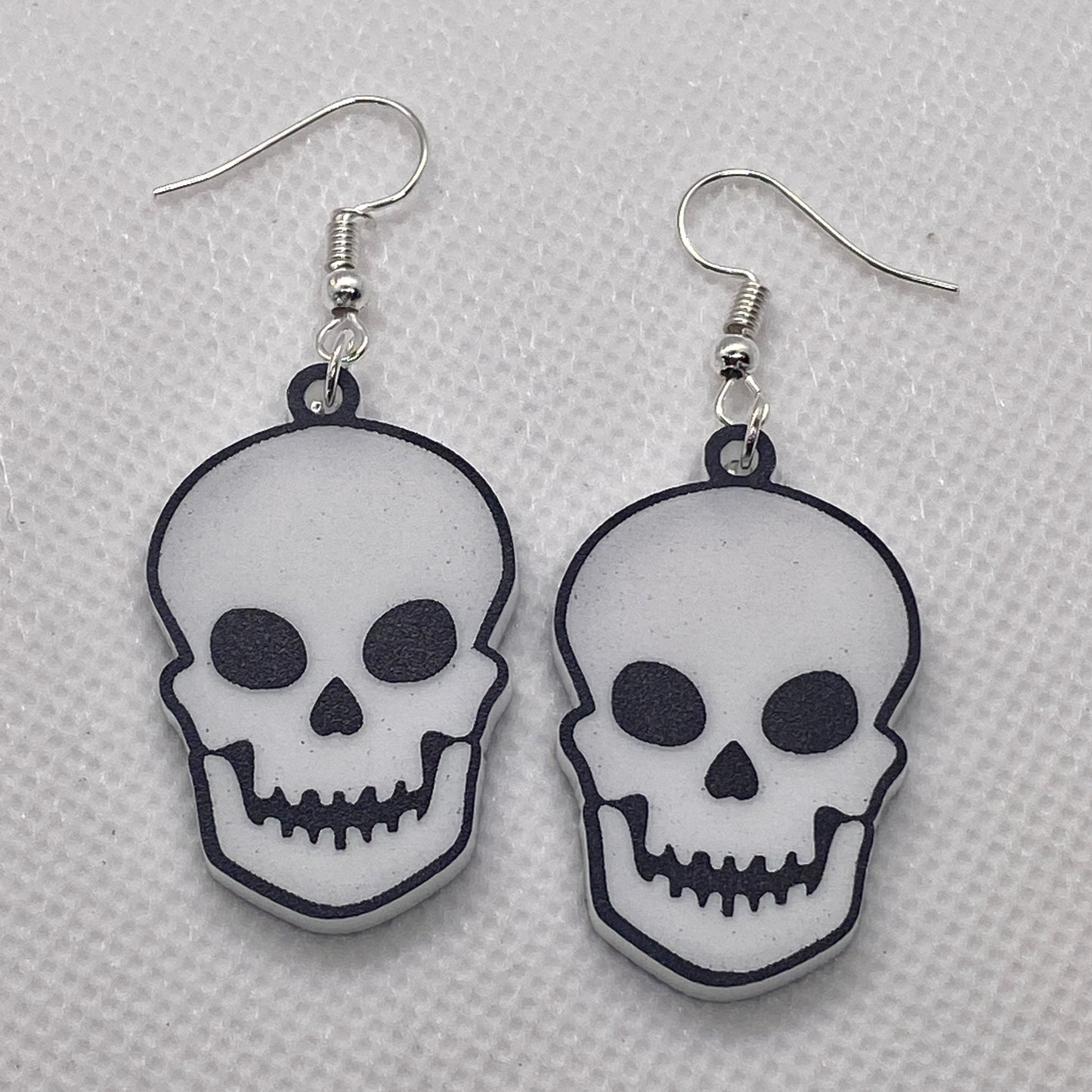 Skull Acrylic Earrings