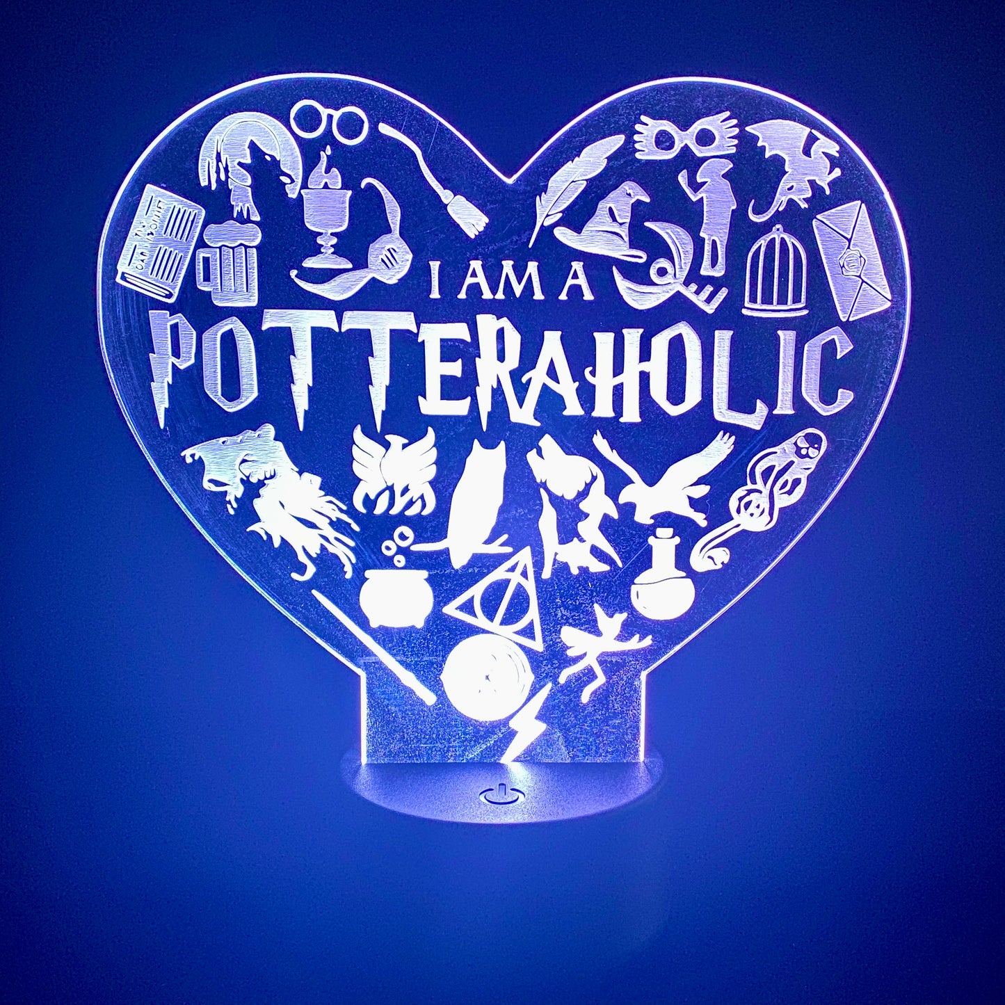 LED Acrylic Color Changing Sign with Light Up Base (20+ DESIGNS AVAILABLE!)