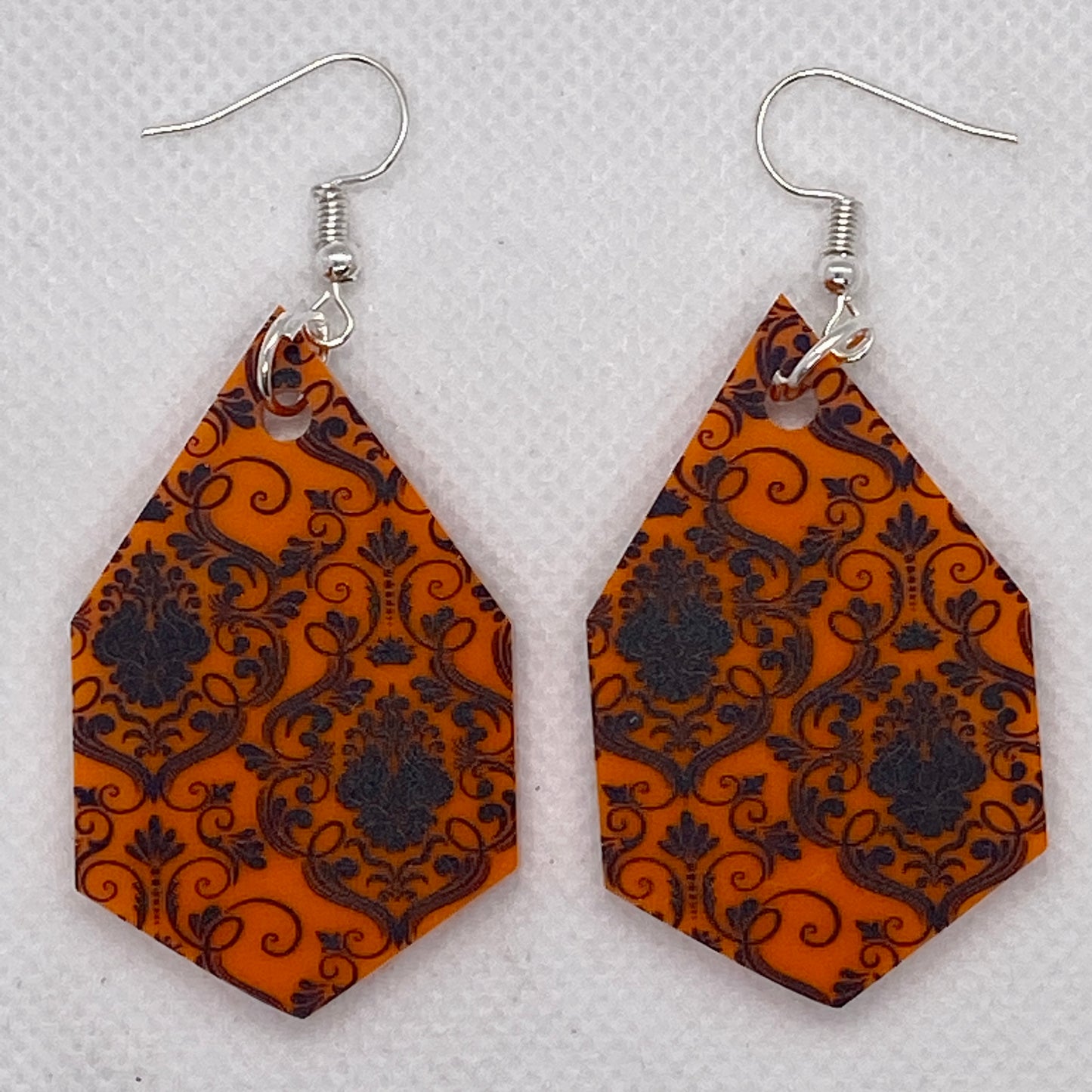 Gothic Lace Acrylic Earrings