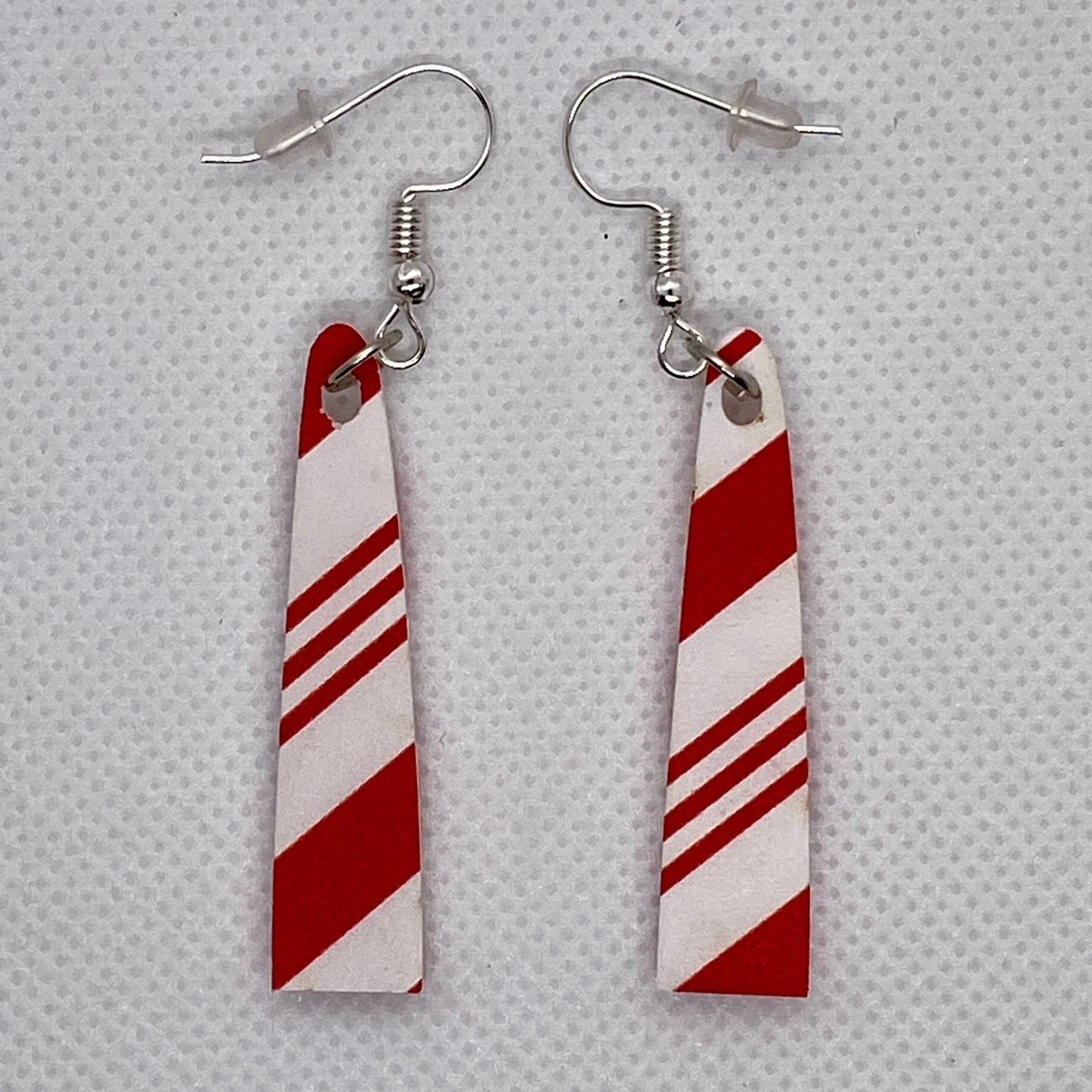 Peppermint Stick Dangle Earrings