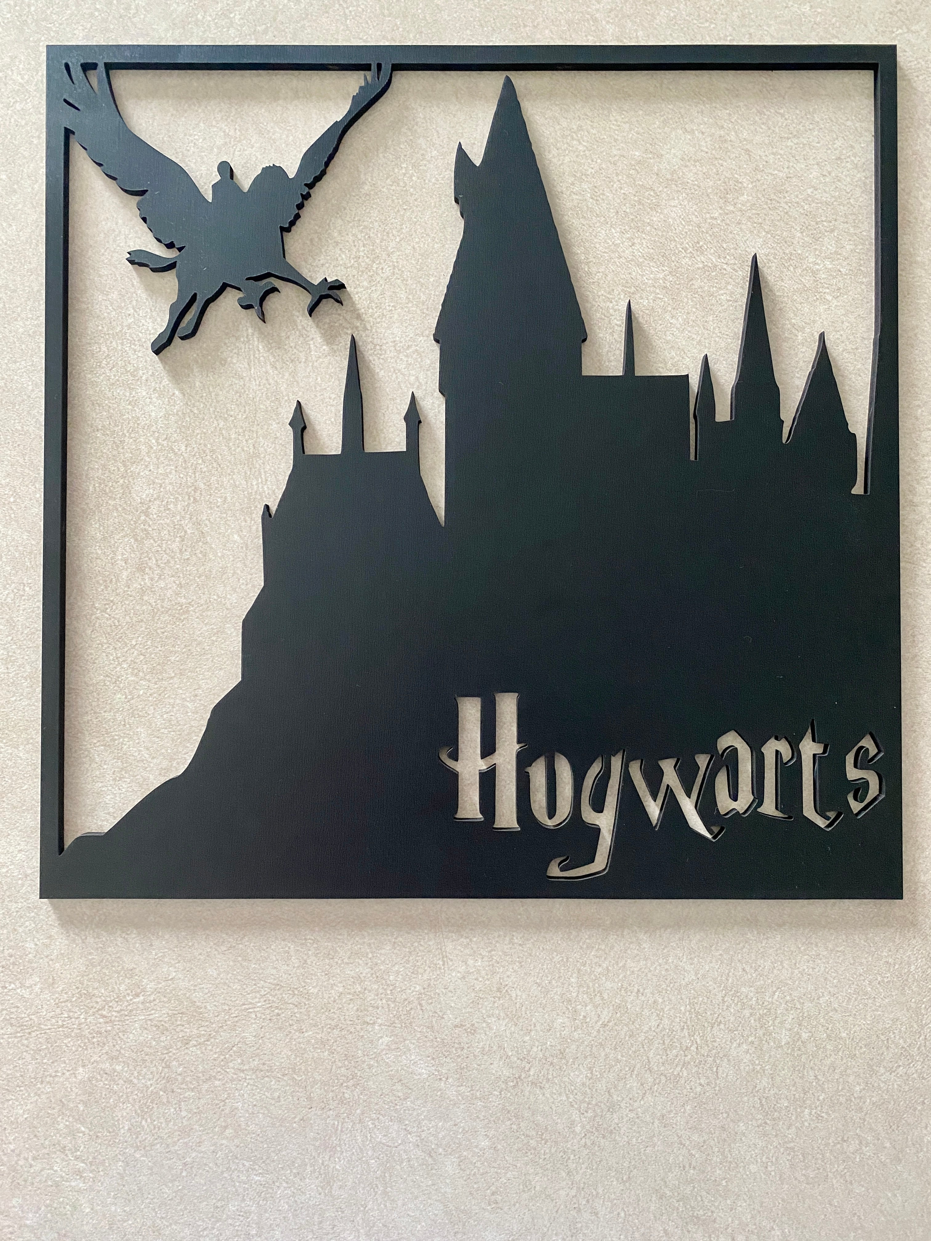 hogwarts castle silhouette