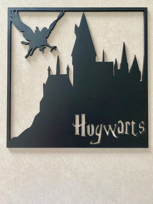 Hogwarts Castle Cut Out Wall Hanging