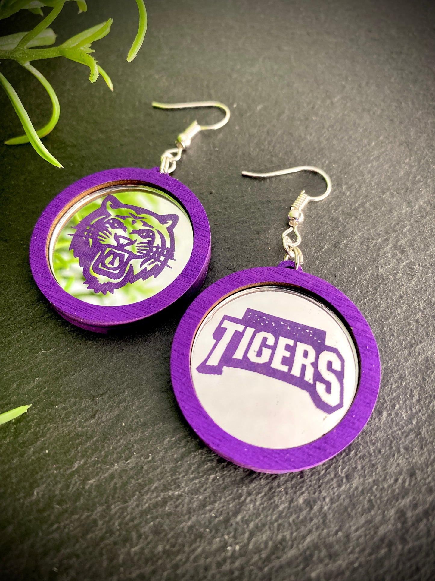 School Spirit Mirror Earrings