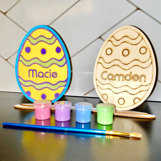 Personalized Paint-Your-Own Easter Egg Craft Kit
