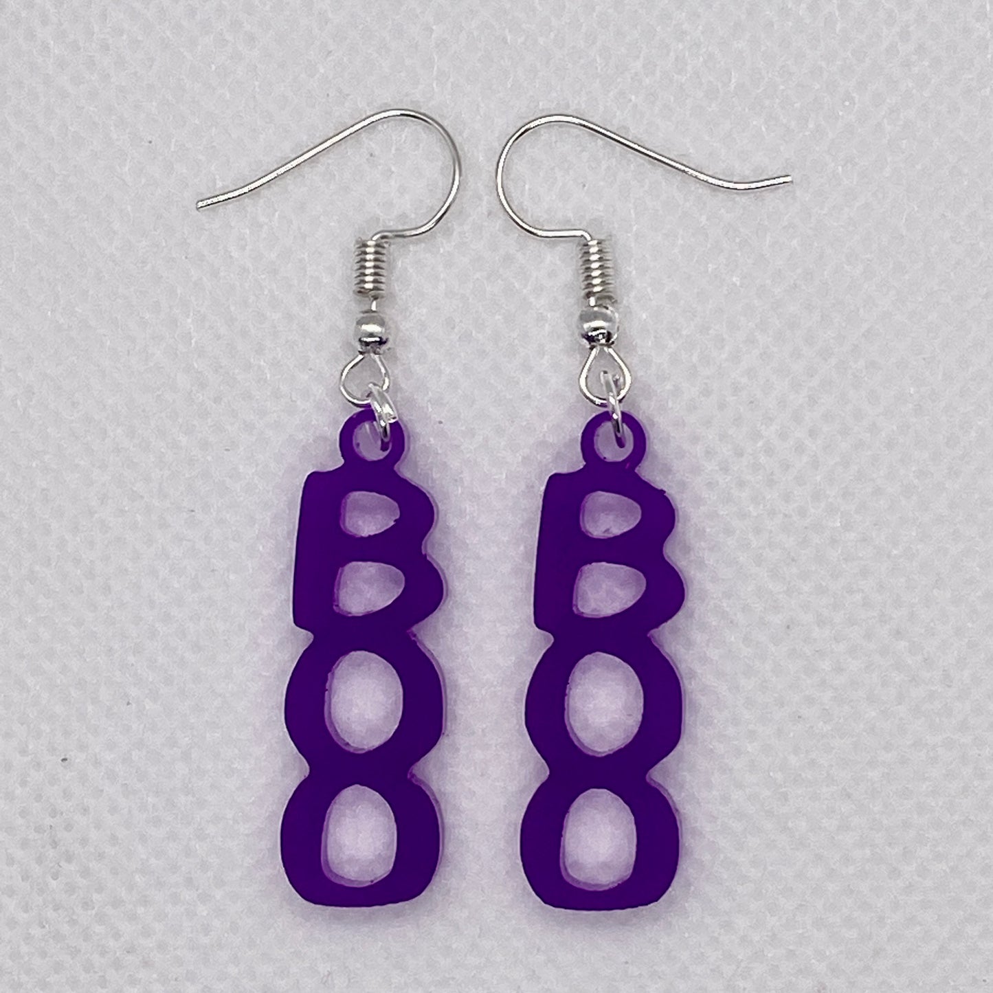 BOO Acrylic Earrings