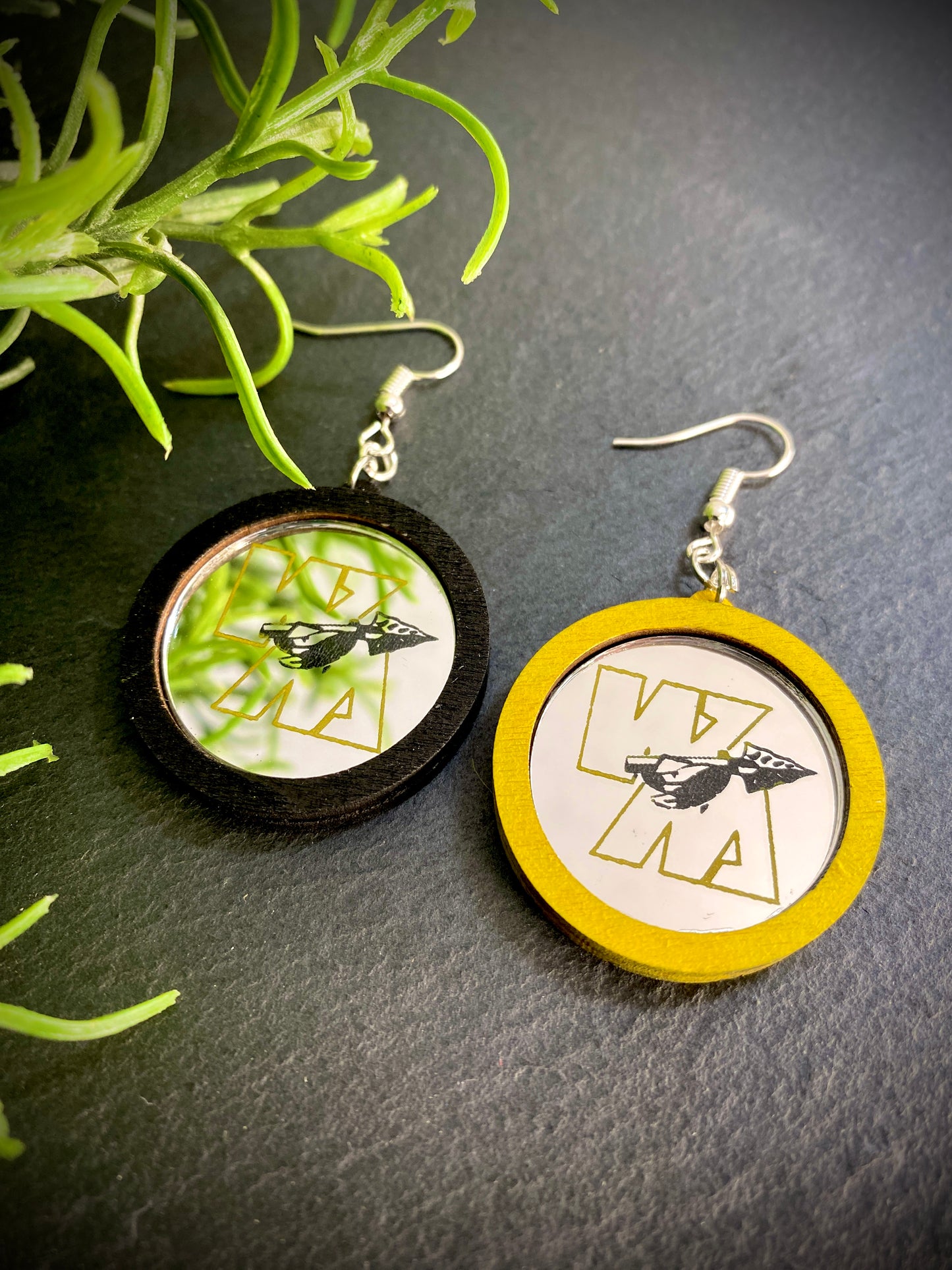 School Spirit Mirror Earrings