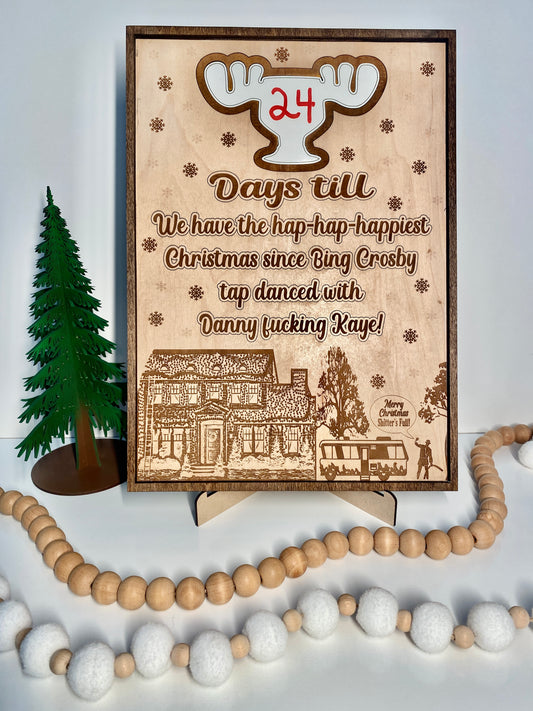 Griswold Dry Erase Christmas Countdown