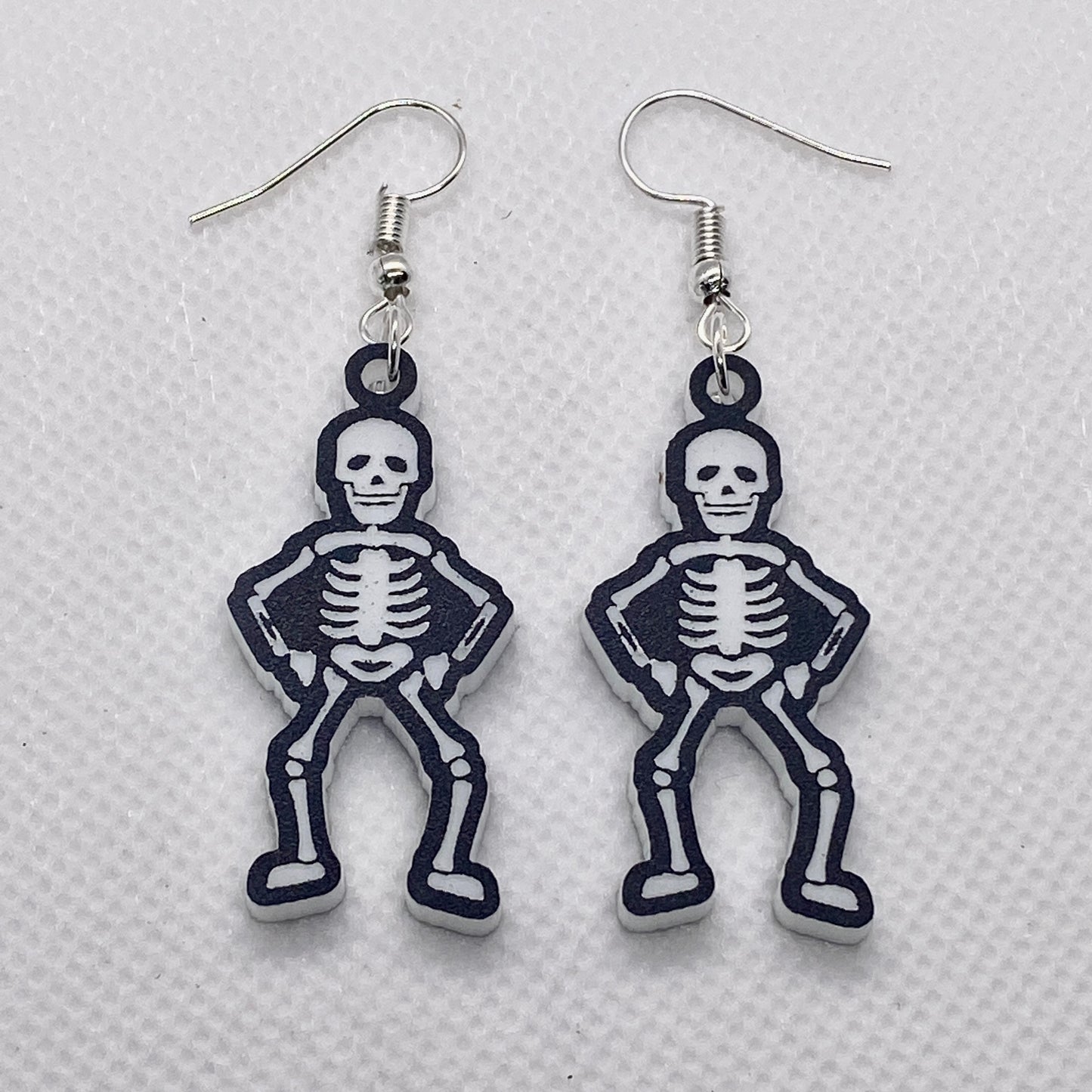 Skeleton Acrylic Earrings