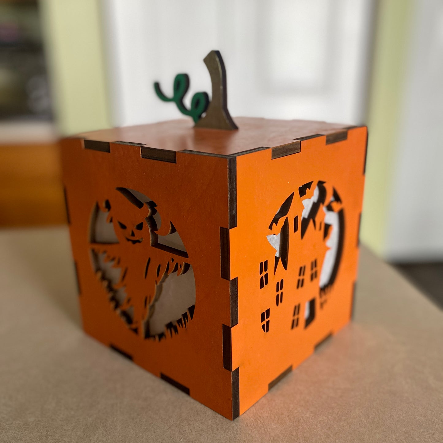 Pumpkin Lantern Box Decoration