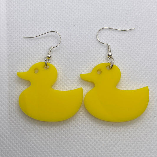 Yellow Duckie Earrings