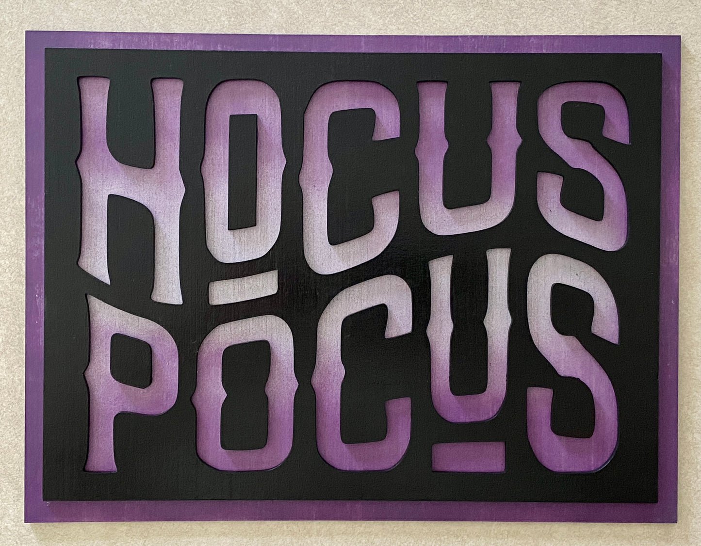 Hocus Pocus Halloween Sign