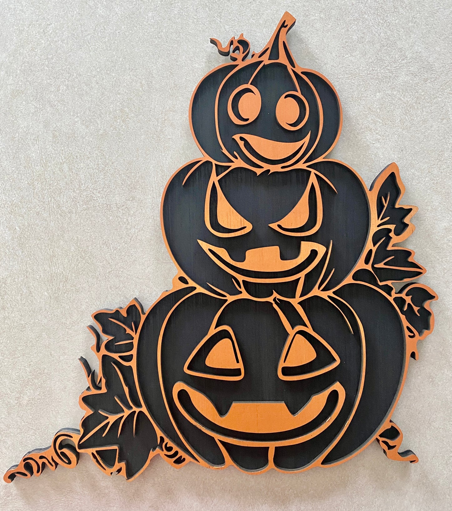 Pumpkin Stack Layered Art
