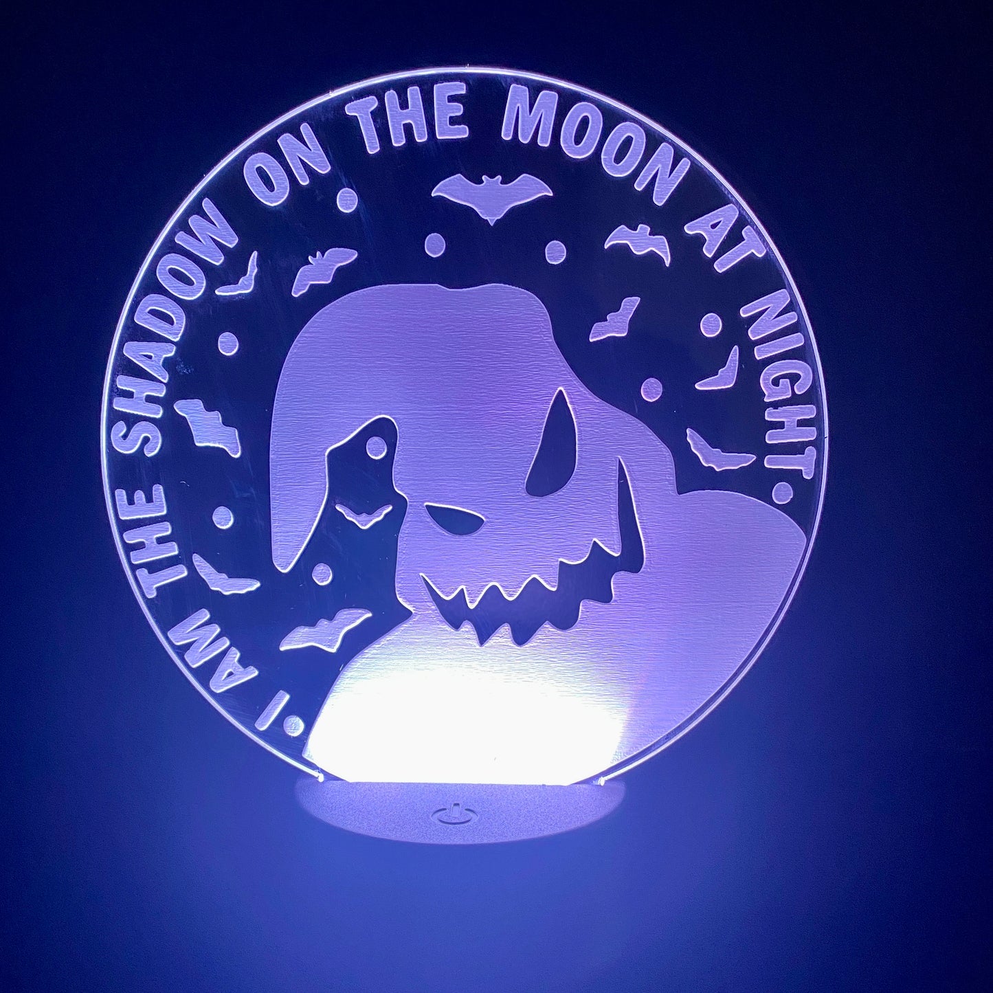 LED Acrylic Color Changing Sign with Light Up Base (20+ DESIGNS AVAILABLE!)