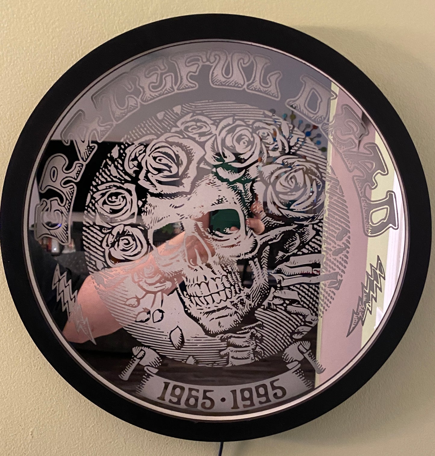 Grateful Dead RGBIC Interactive LED Backlit Framed Mirror
