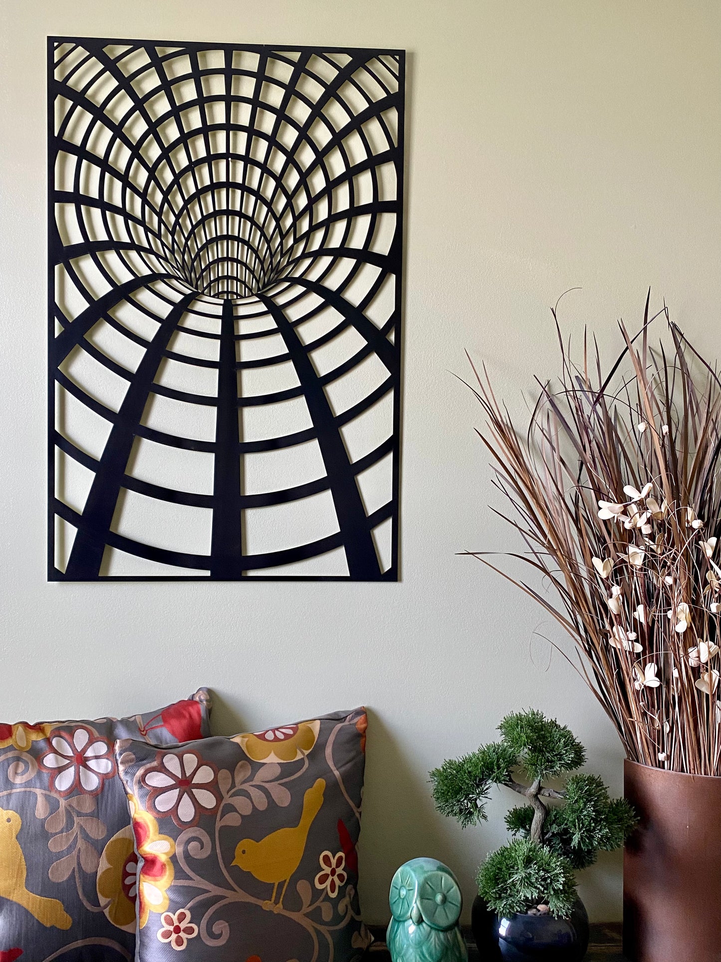 Down The Hole Cut Out Wall Hanging
