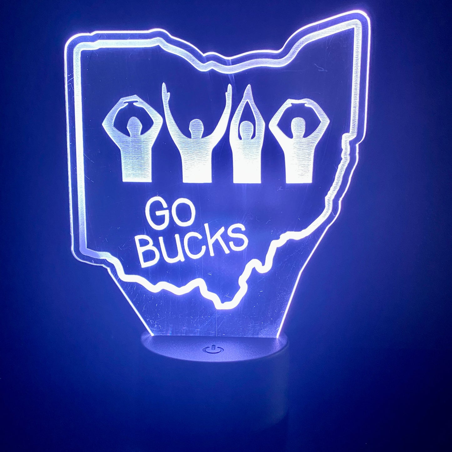 LED Acrylic Color Changing Sign with Light Up Base (20+ DESIGNS AVAILABLE!)