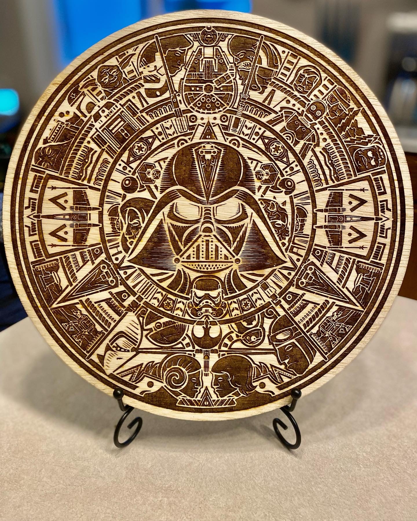 Star Wars Aztec Calendar newest Decor