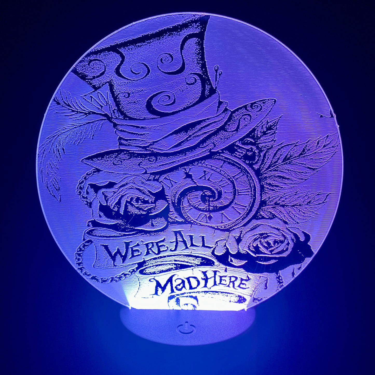LED Acrylic Color Changing Sign with Light Up Base (20+ DESIGNS AVAILABLE!)