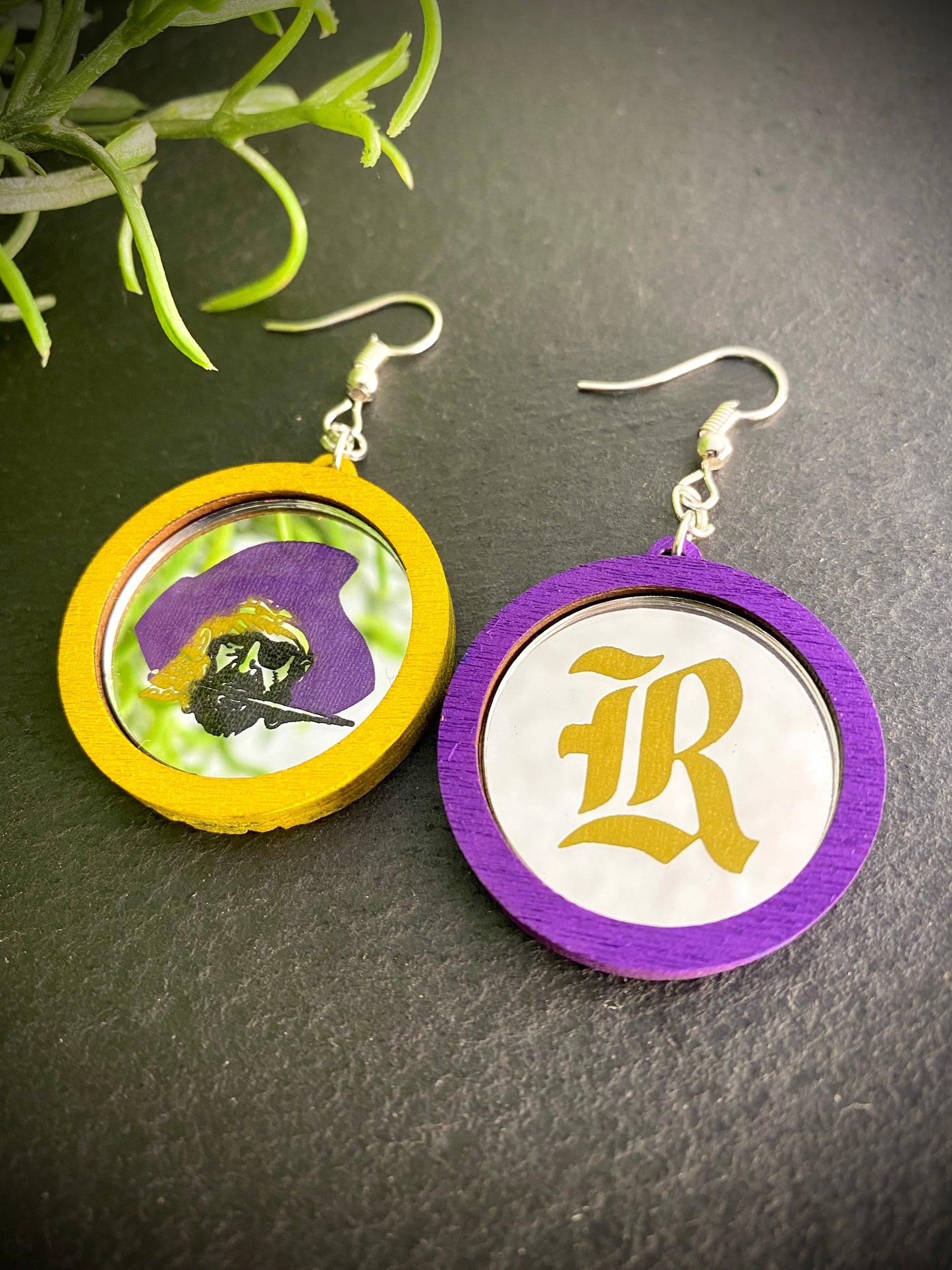 School Spirit Mirror Earrings