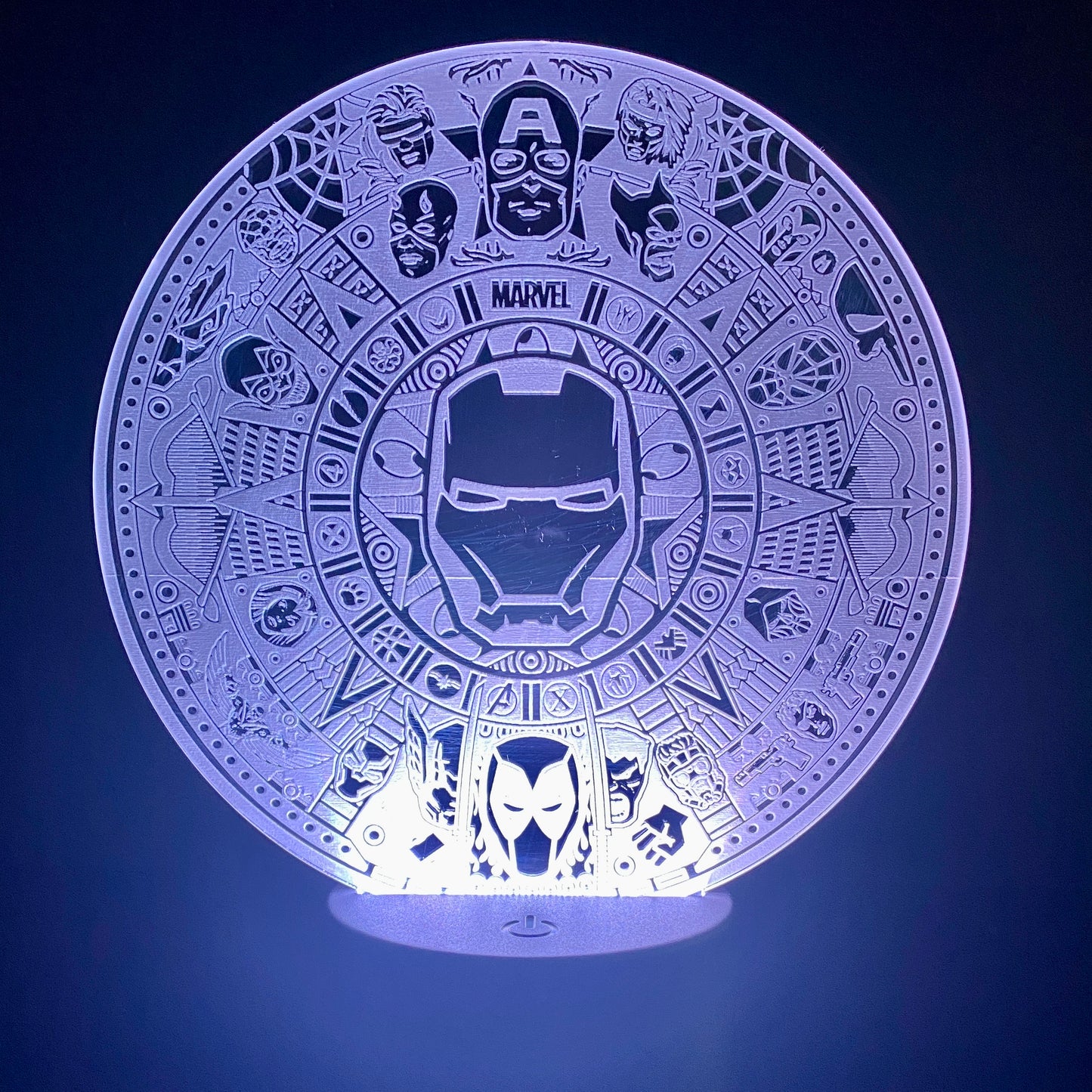 LED Acrylic Color Changing Sign with Light Up Base (20+ DESIGNS AVAILABLE!)