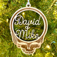 Grateful Dead Steal Your Face Personalized Christmas Ornament