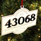 Zip Code, City, State 2023 Christmas Tree Ornament