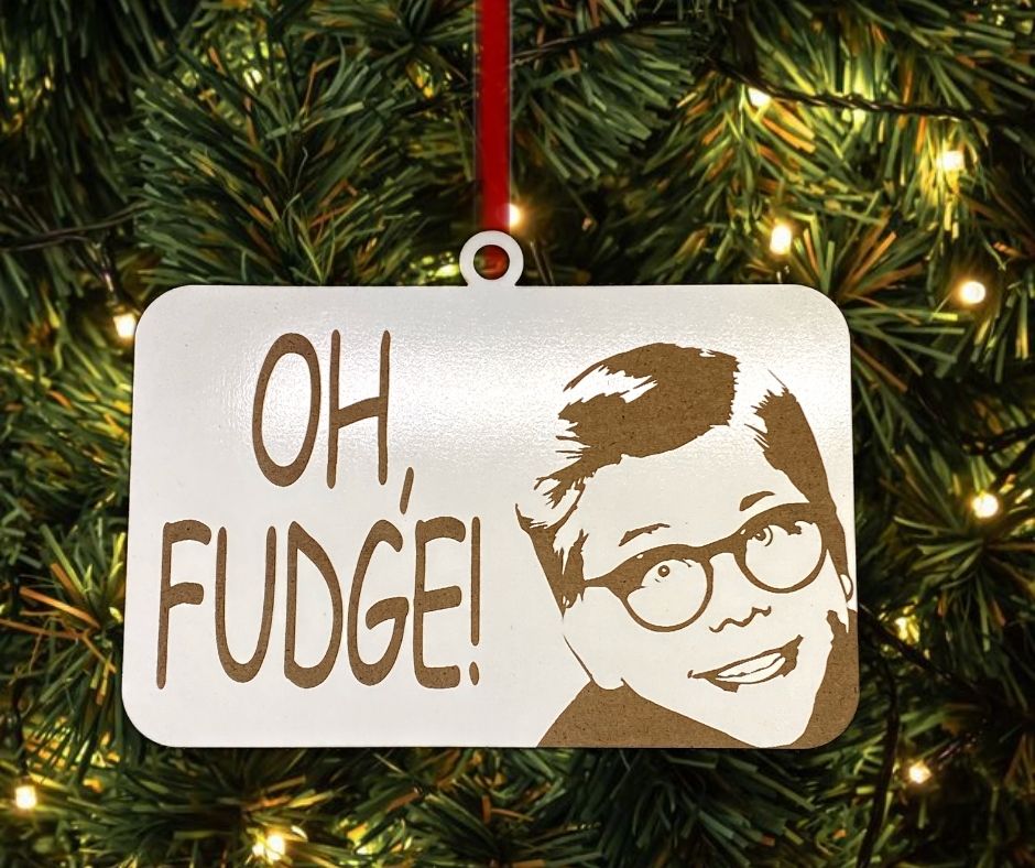 Oh Fudge Ralphie Christmas Story Christmas Tree Ornament