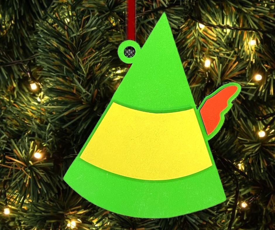 Elf Hat Christmas Tree Ornament