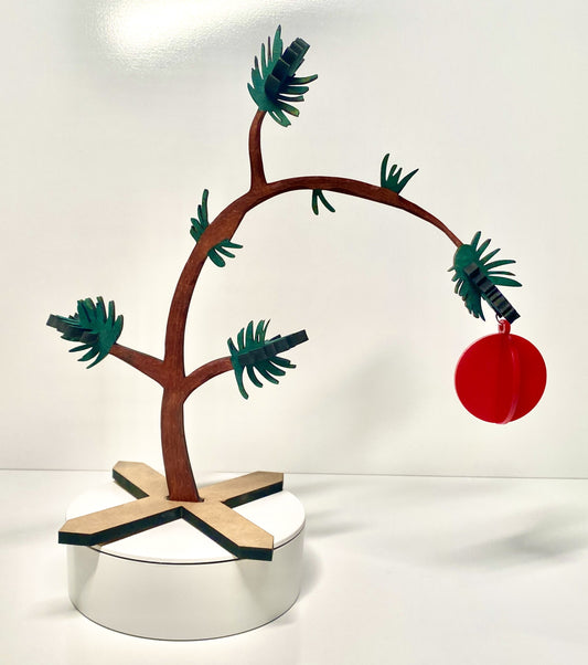 Charlie Brown 3D Christmas Tree Stand Up Decoration