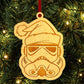 Storm Trooper Santa Christmas Tree Ornament
