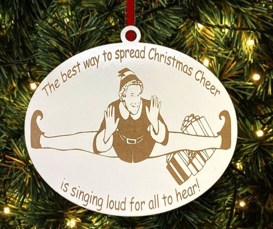 Elf Spread Christmas Cheer Christmas Tree Ornament