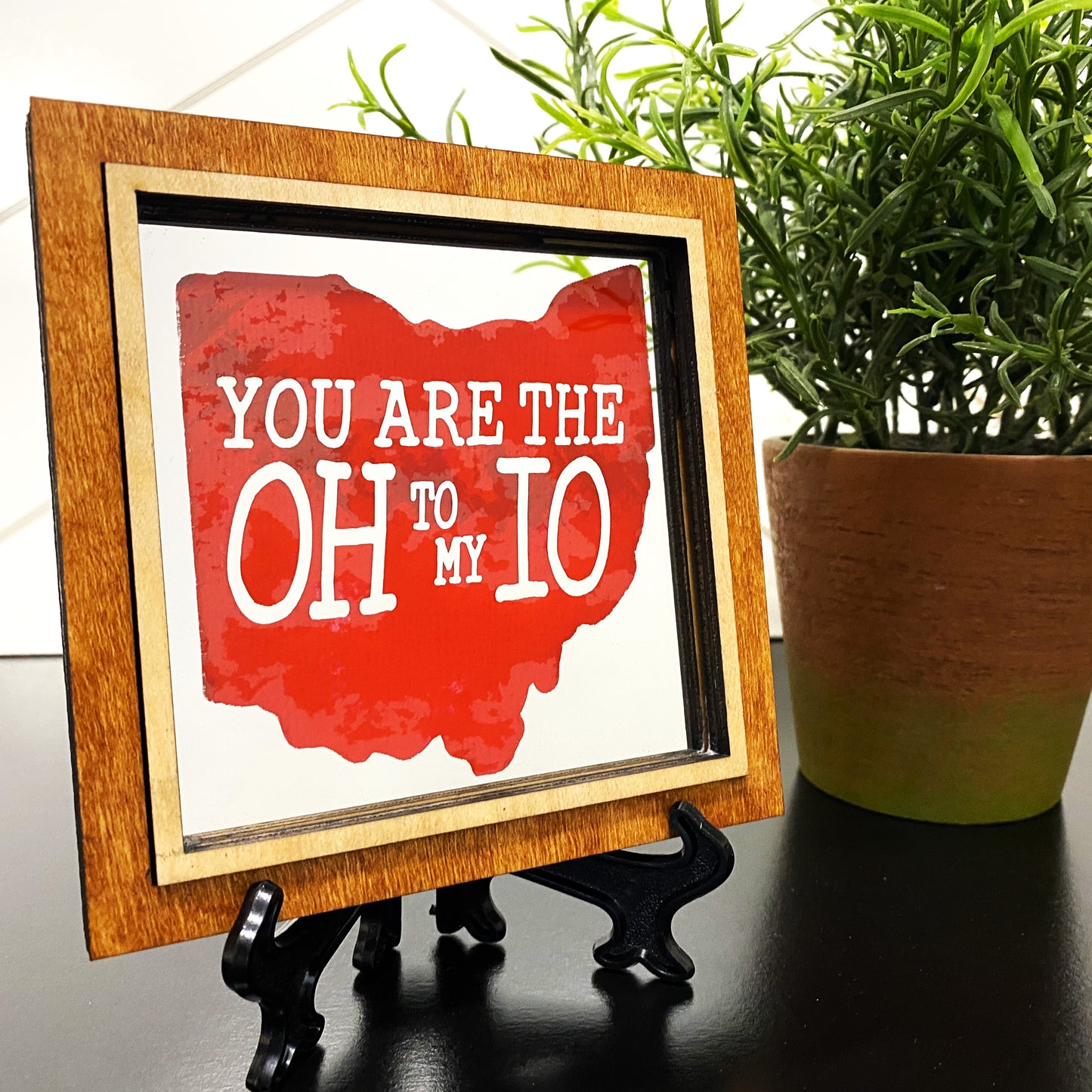 You Are The OH to my IO Mirror Sign
