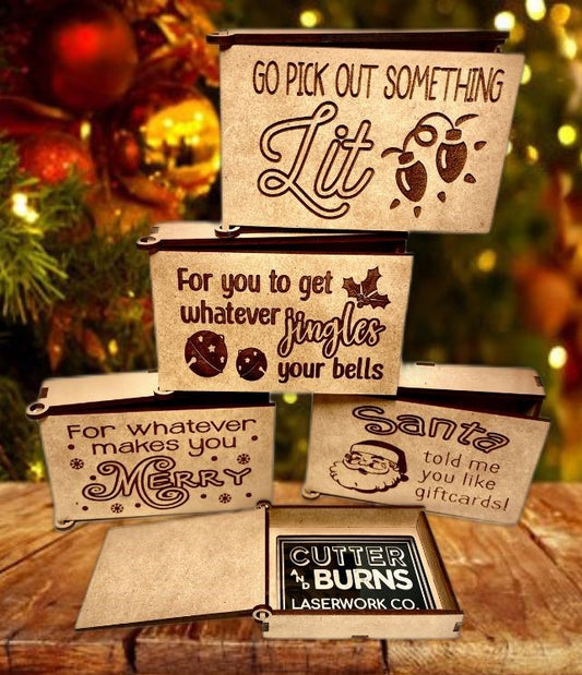 Christmas Gift Card Boxes