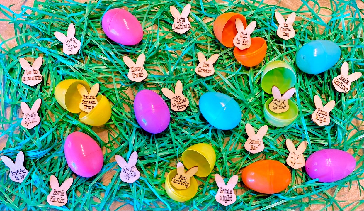 Easter Egg Hunt Bunny Prize Tokens
