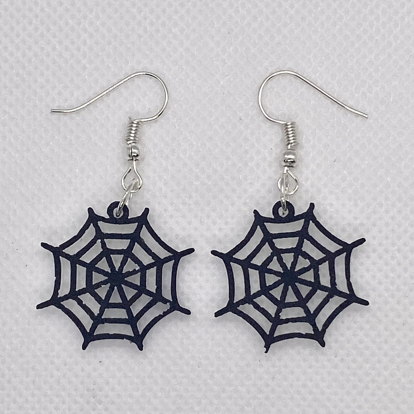 Spiderweb Acrylic Earrings