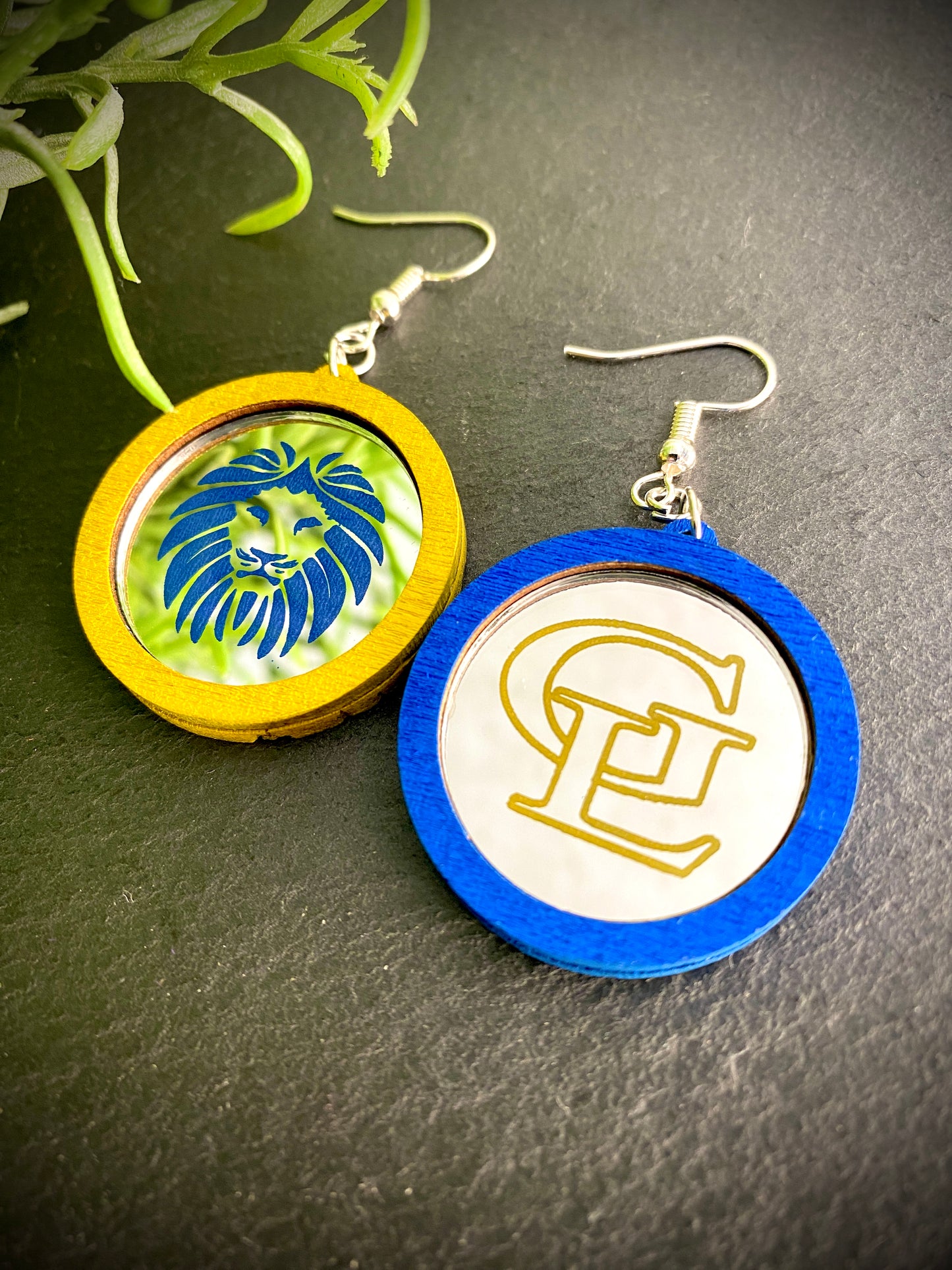 School Spirit Mirror Earrings