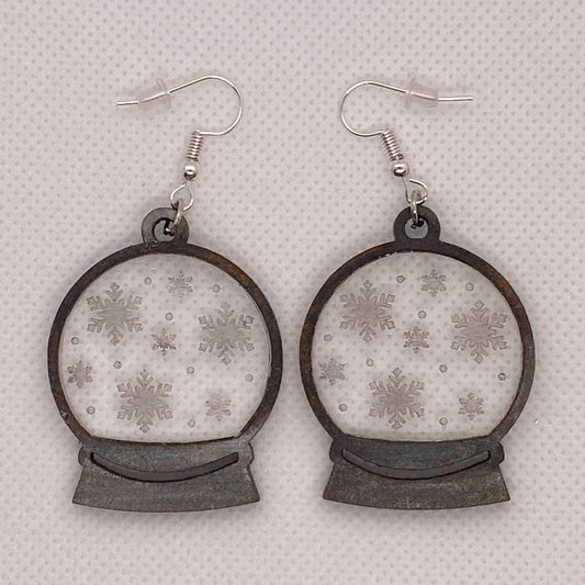 Snow globe Earrings