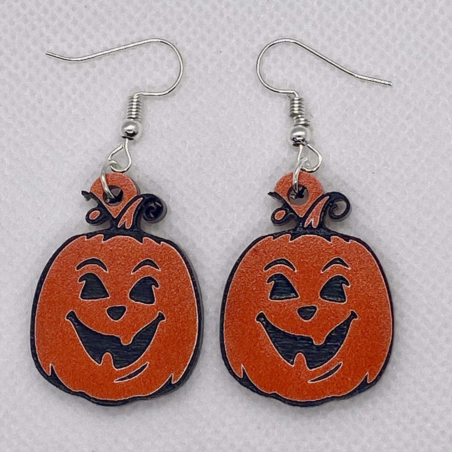 Jack O Lantern Acrylic Earrings