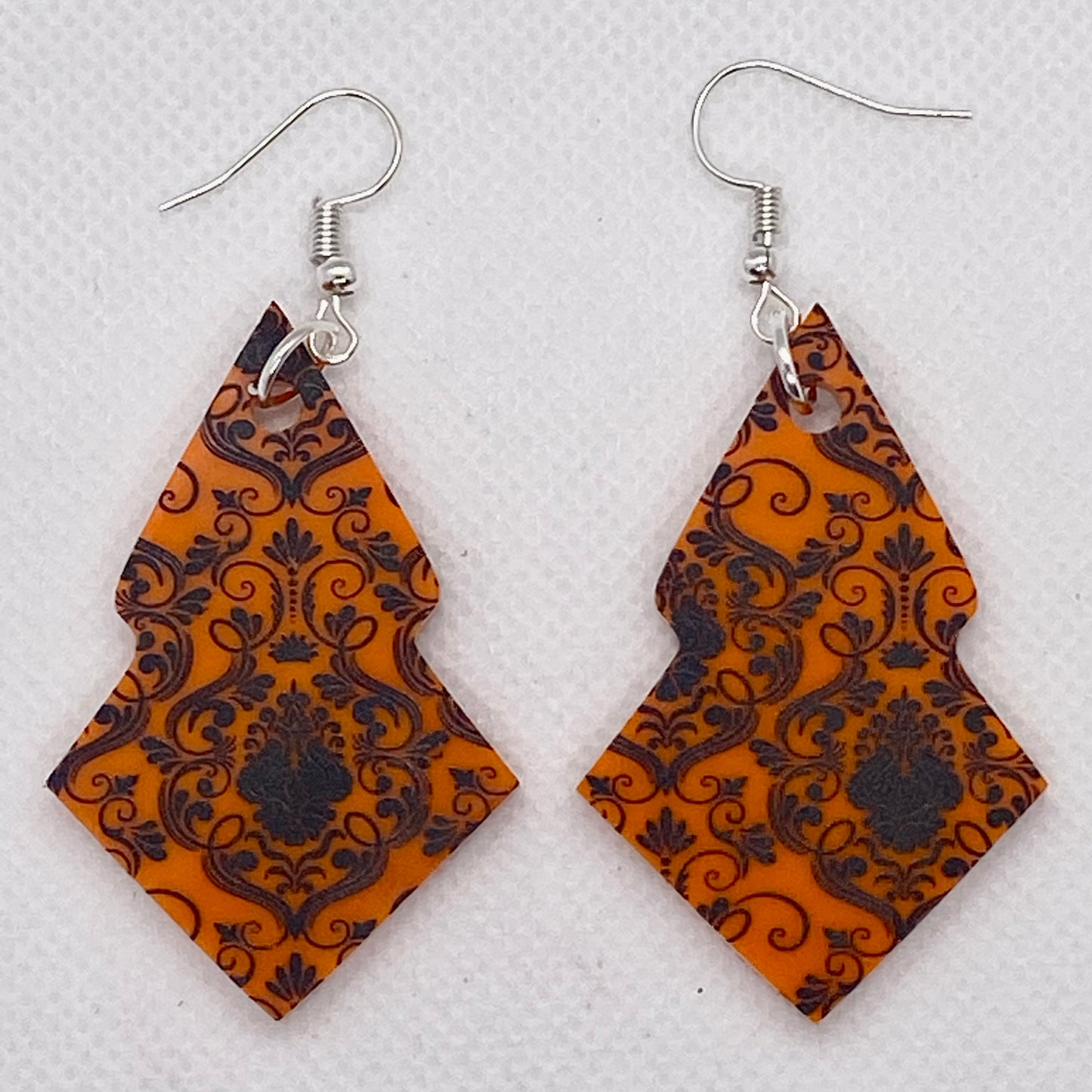 Gothic Lace Acrylic Earrings