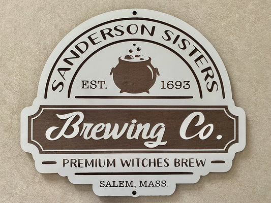 Sanderson Sisters Brewing Co. Decor Sign
