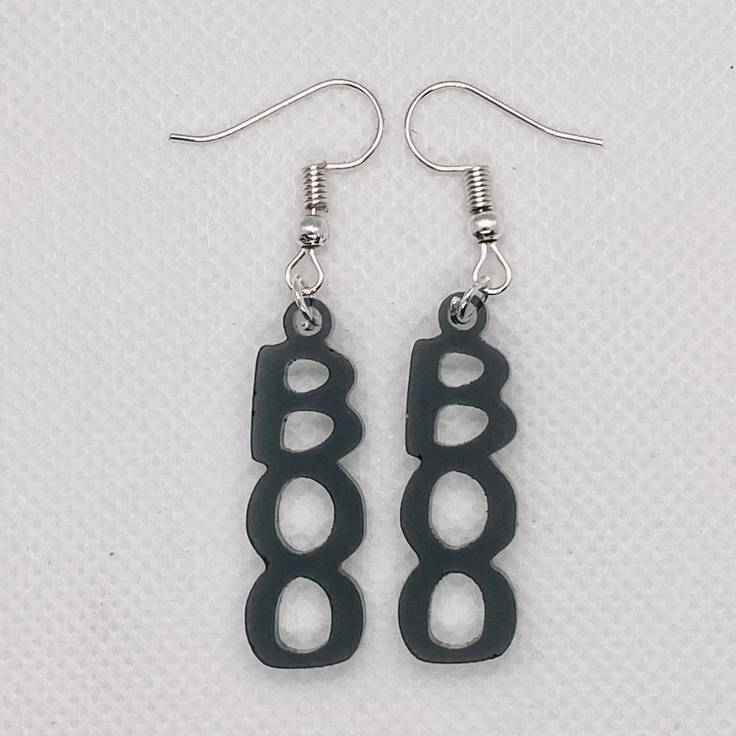 BOO Acrylic Earrings