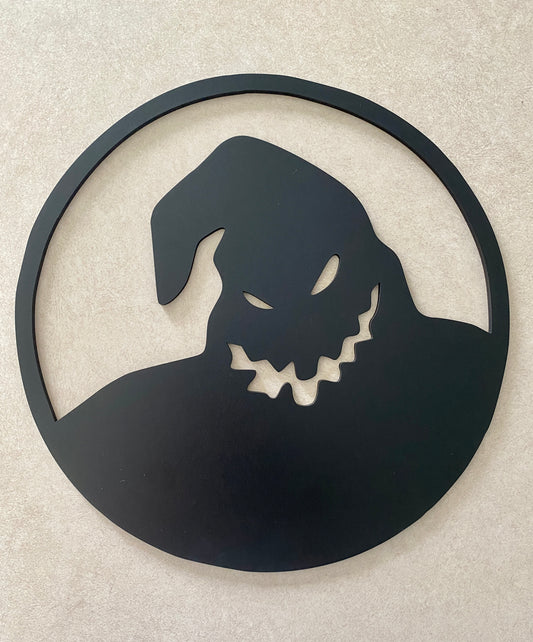 Oogie Boogie Round Cut Out Wall Hanging