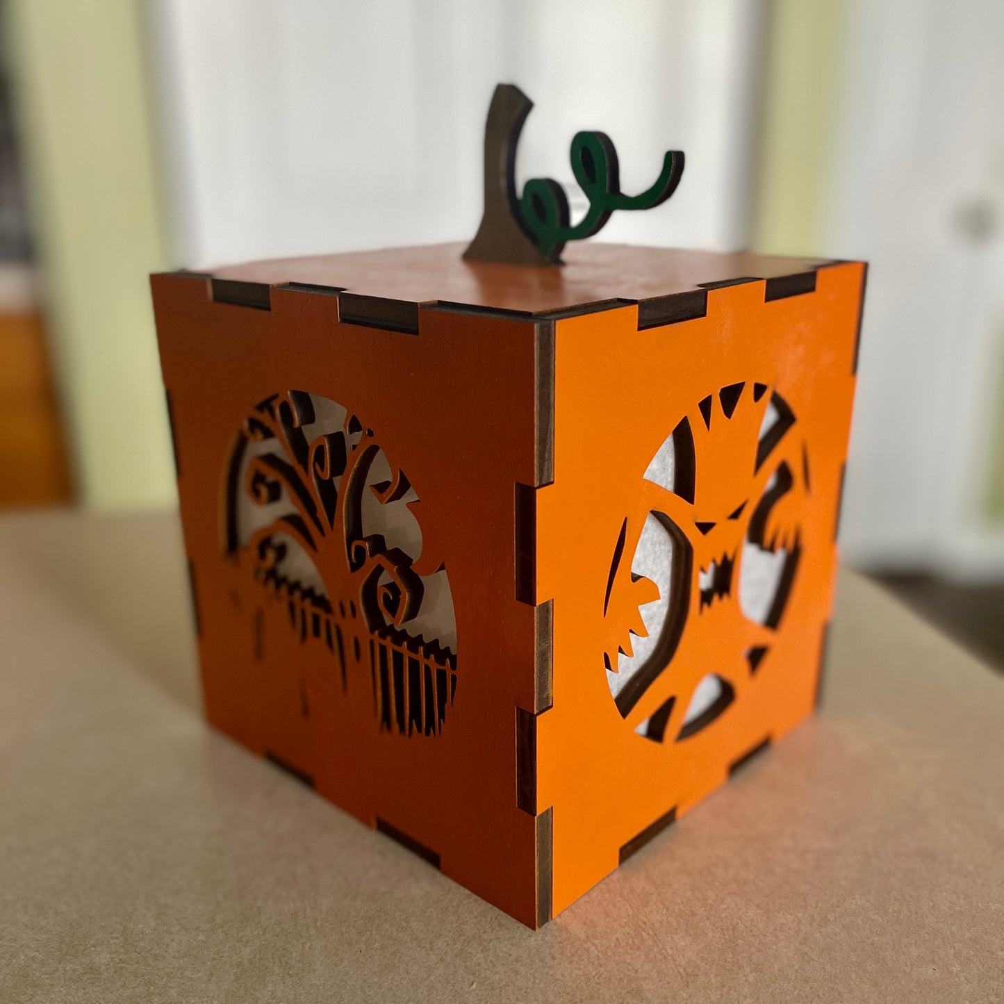 Pumpkin Lantern Box Decoration