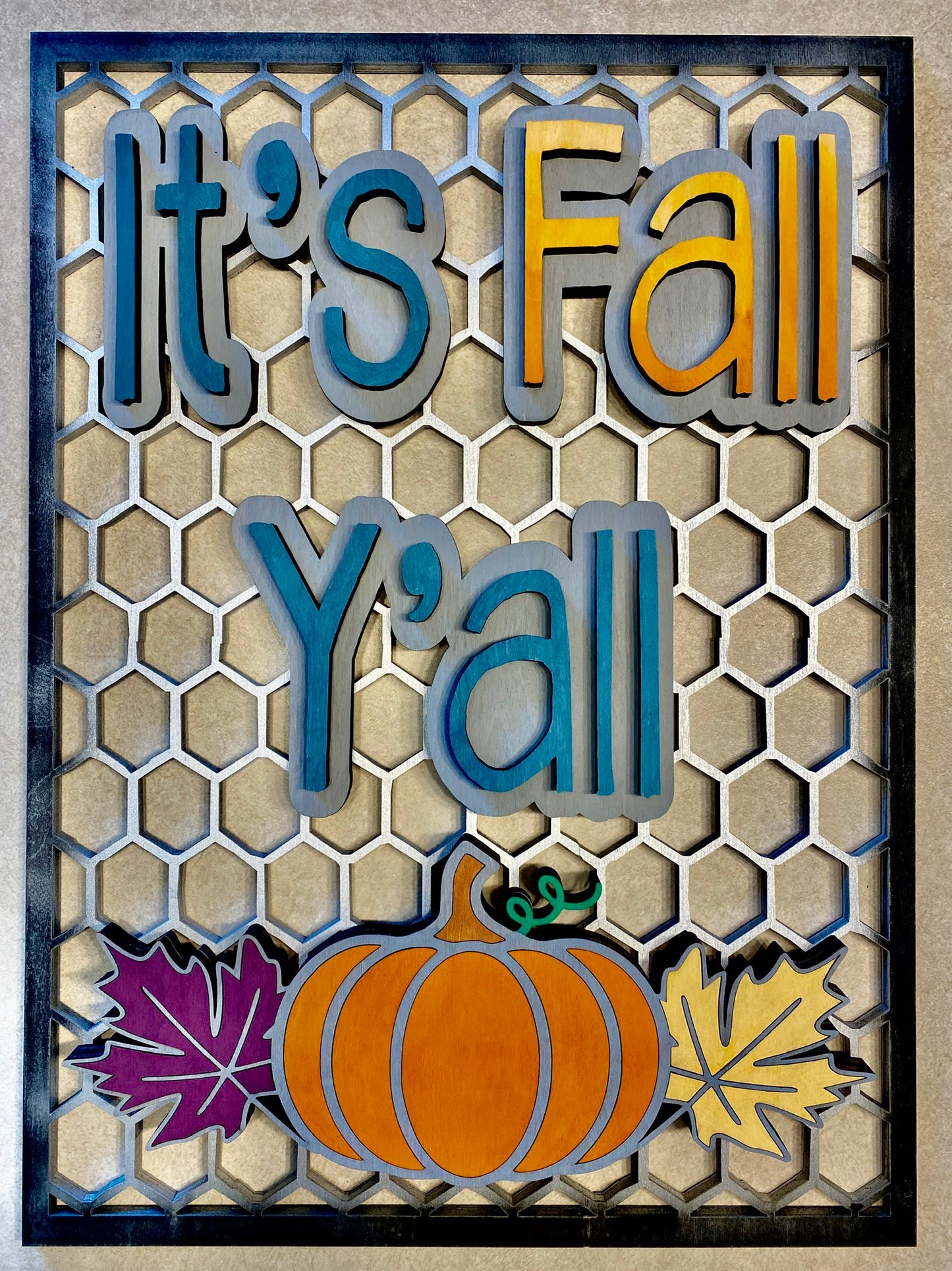 It’s Fall Y’all Chickenwire Decor Sign