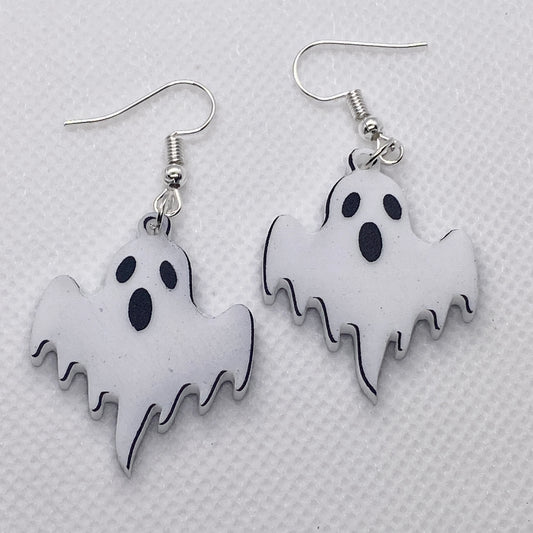 Ghost Acrylic Earrings